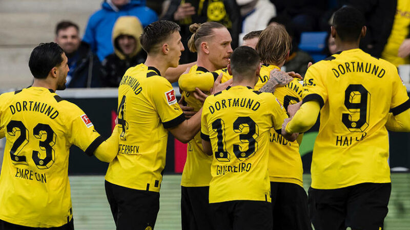 Brandt goal the difference as BVB go top at Hoffenheim