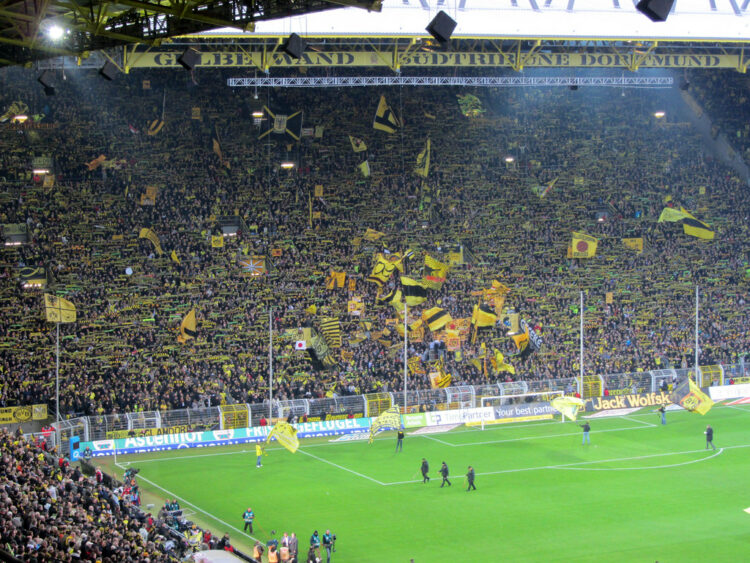 Borussia Dortmund's Yellow Wall at Signal Iduna Park