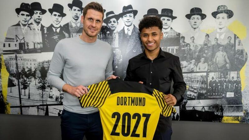 Done deal: Karim Adeyemi secures Borussia Dortmund move