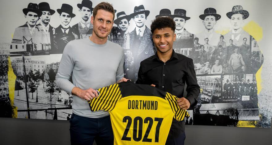 Done deal: Karim Adeyemi secures Borussia Dortmund move